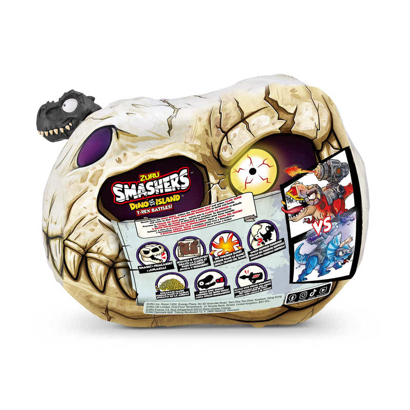ZURU Smashers Dino Island S1 T-Rex Battle Playset