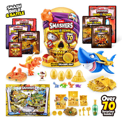 ZURU Smashers Dino Island S1 - Gold Treasure Hunt
