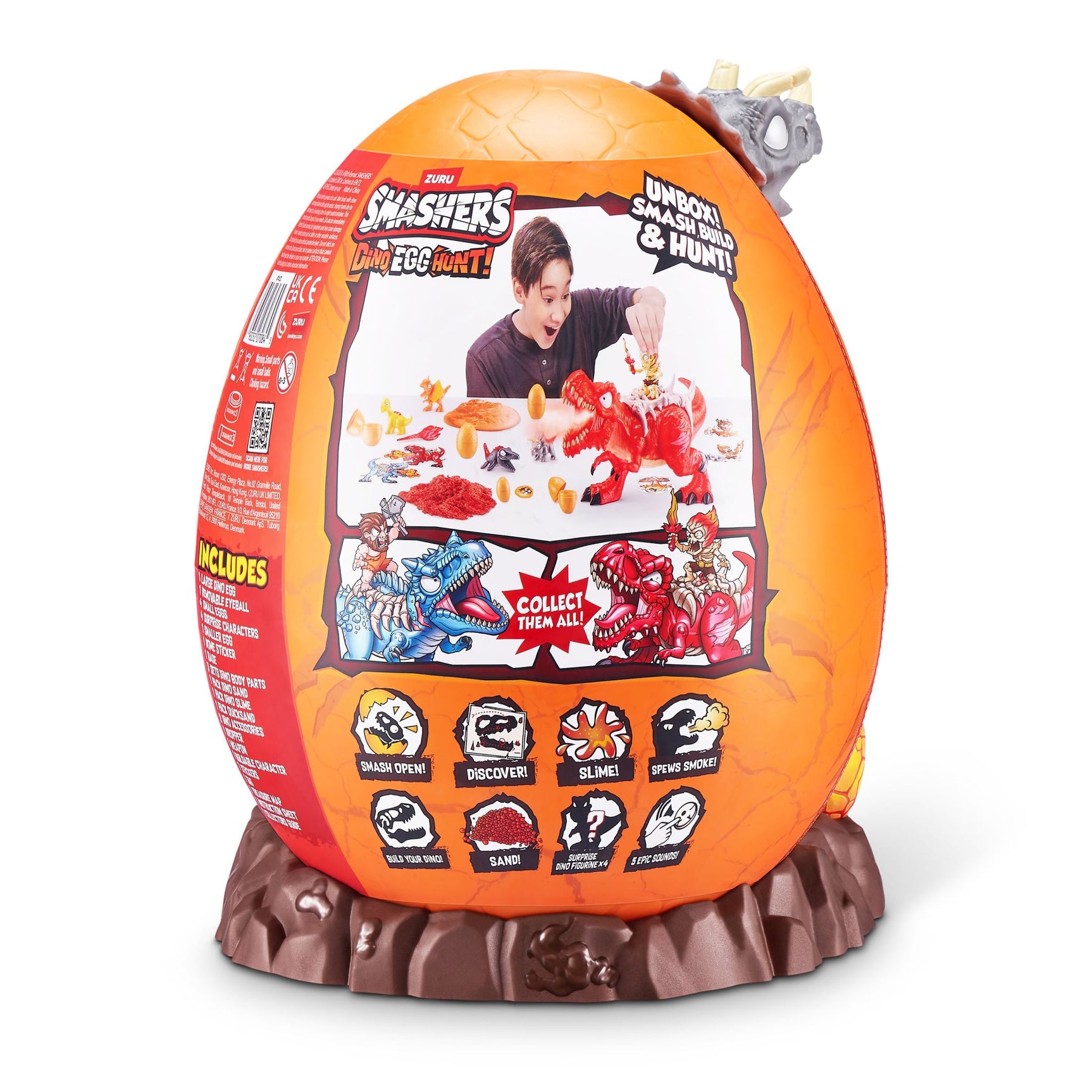 ZURU SMASHERS-DINO EGG HUNT S1 - EPIC EGG