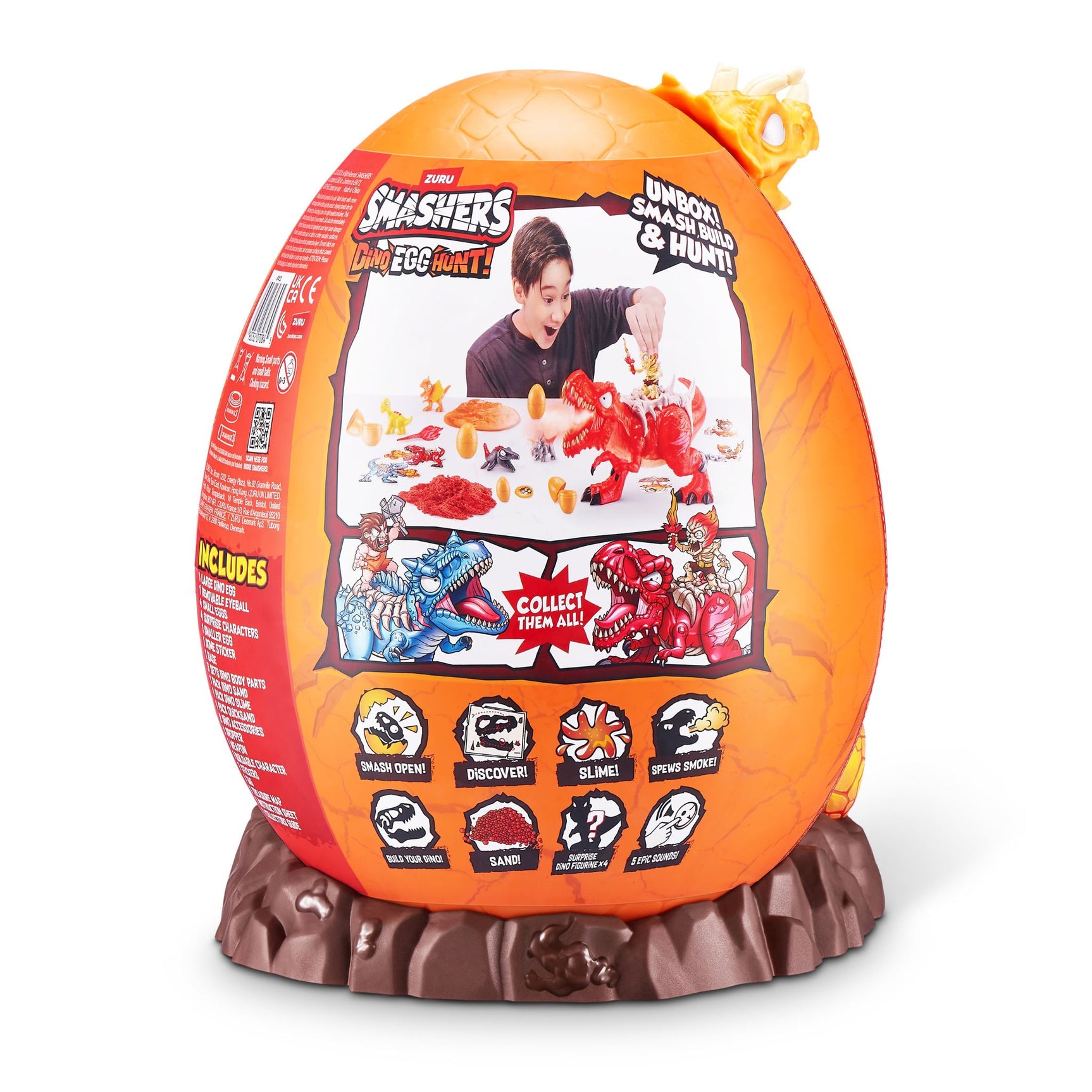 ZURU SMASHERS-DINO EGG HUNT S1 - EPIC EGG