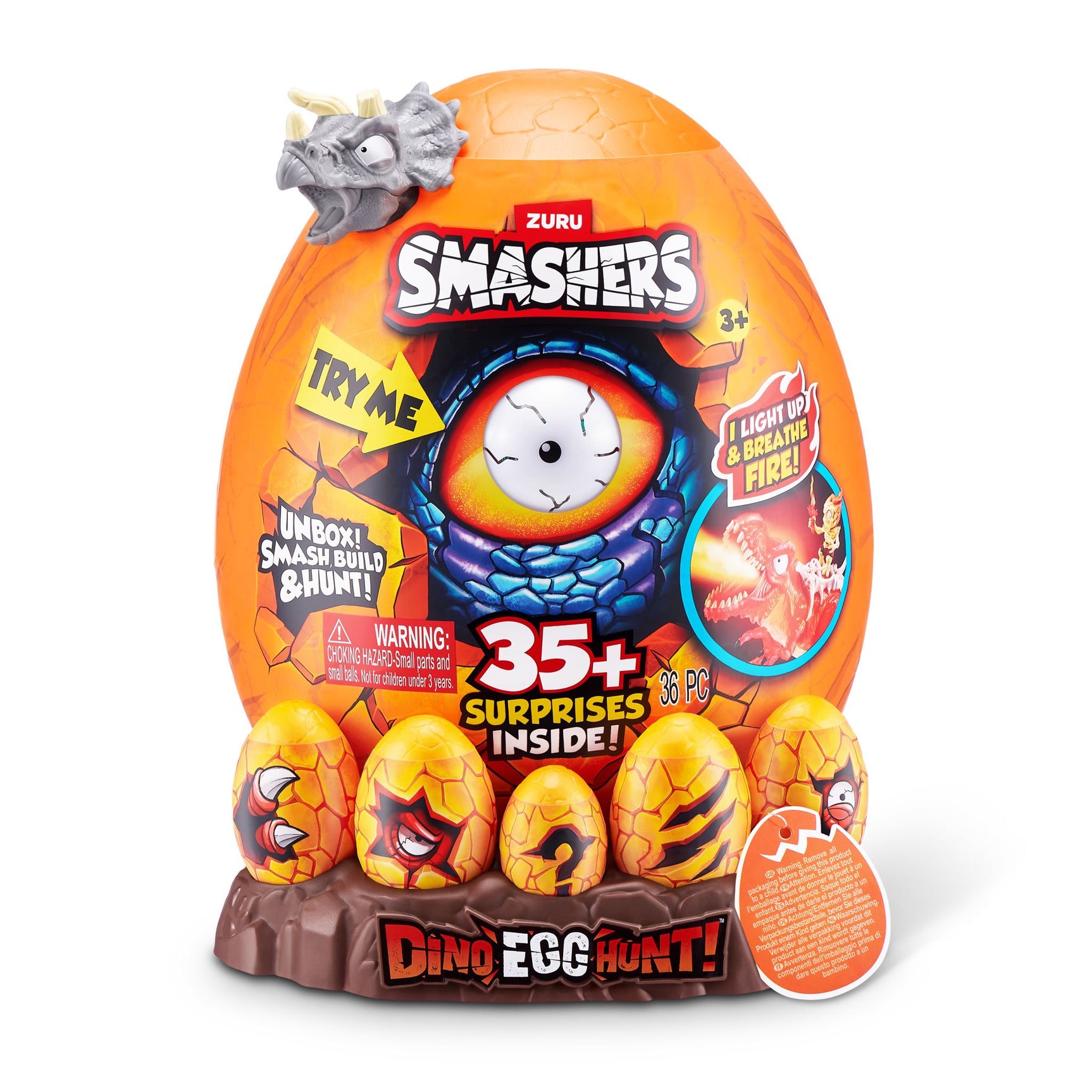 ZURU SMASHERS-DINO EGG HUNT S1 - EPIC EGG