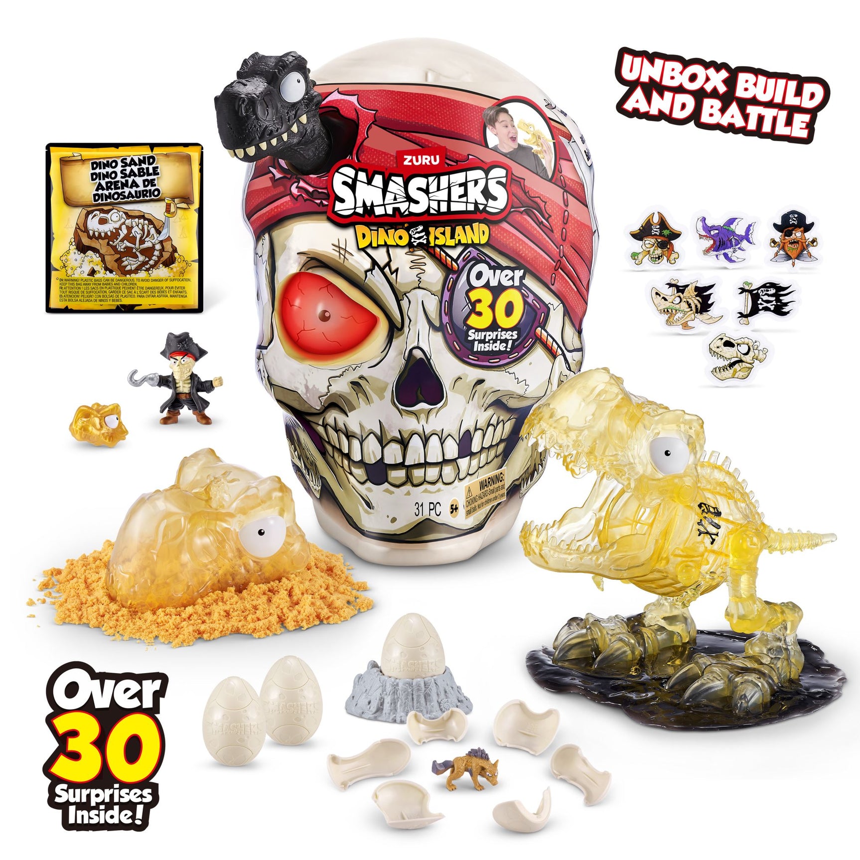 ZURU SMASHERS S1 Dino Island Giant Skull