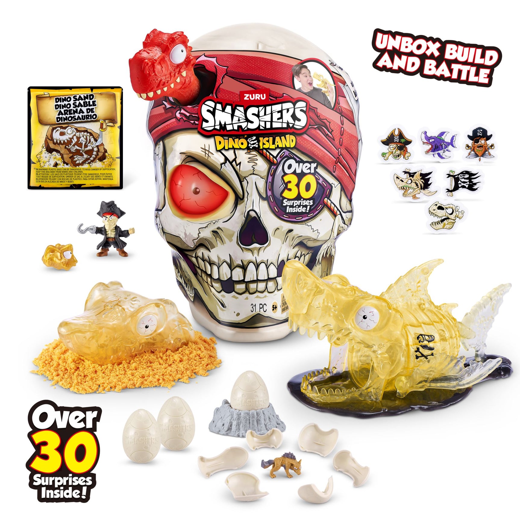 ZURU SMASHERS S1 Dino Island Giant Skull