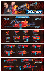 ZURU X-SHOT EXCEL Crusher With Dart Belt & 48 Darts