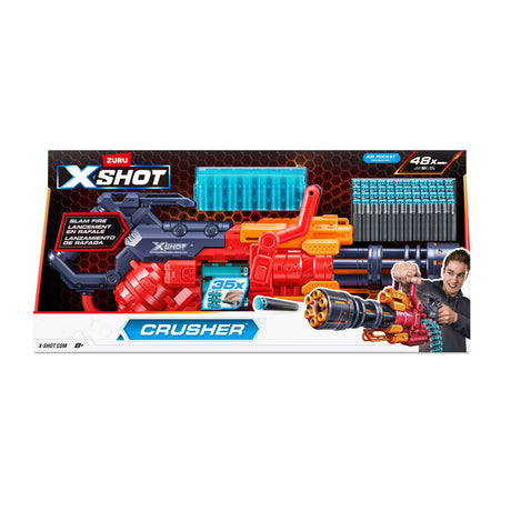 ZURU X-SHOT EXCEL Crusher With Dart Belt & 48 Darts