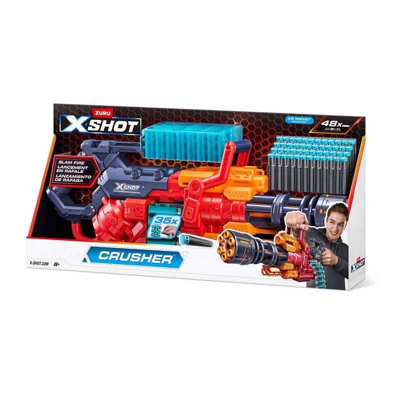 ZURU X-Shot Excel Crusher with Dart Belt (48 Darts)