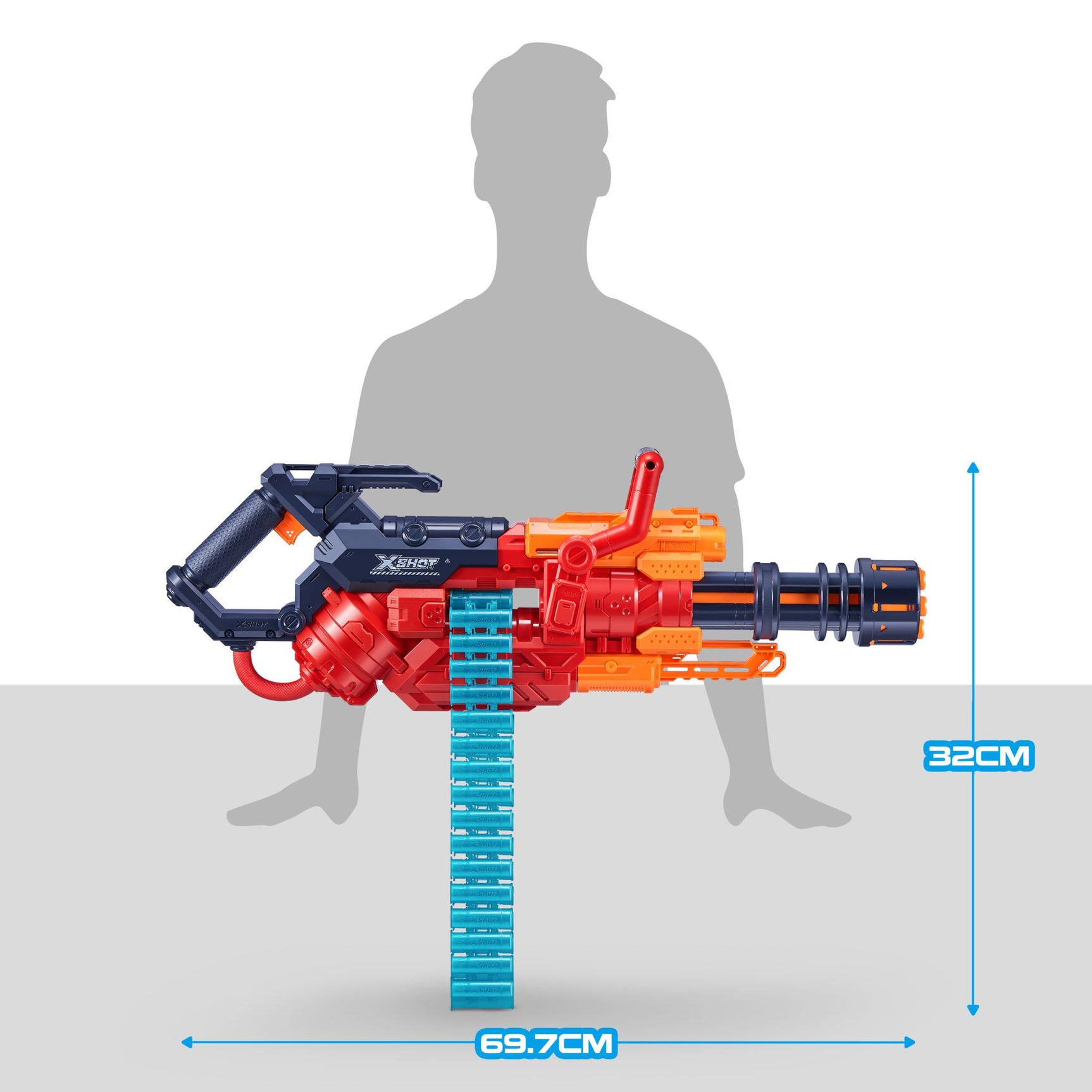 ZURU X-SHOT EXCEL Crusher With Dart Belt & 48 Darts