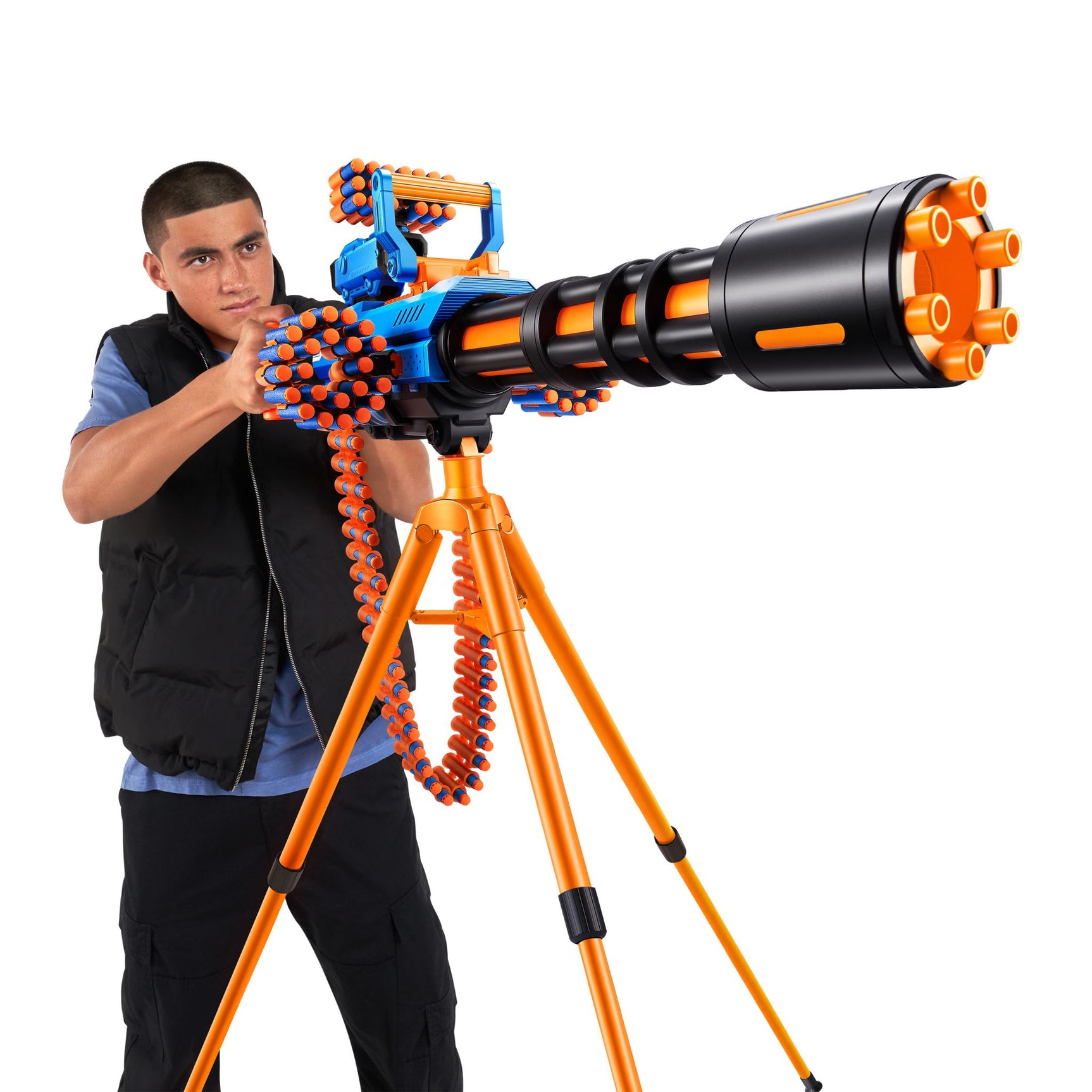ZURU XSHOT-INSANITY S1 Motorized Rage Fire Gatlin Gun 72 Darts
