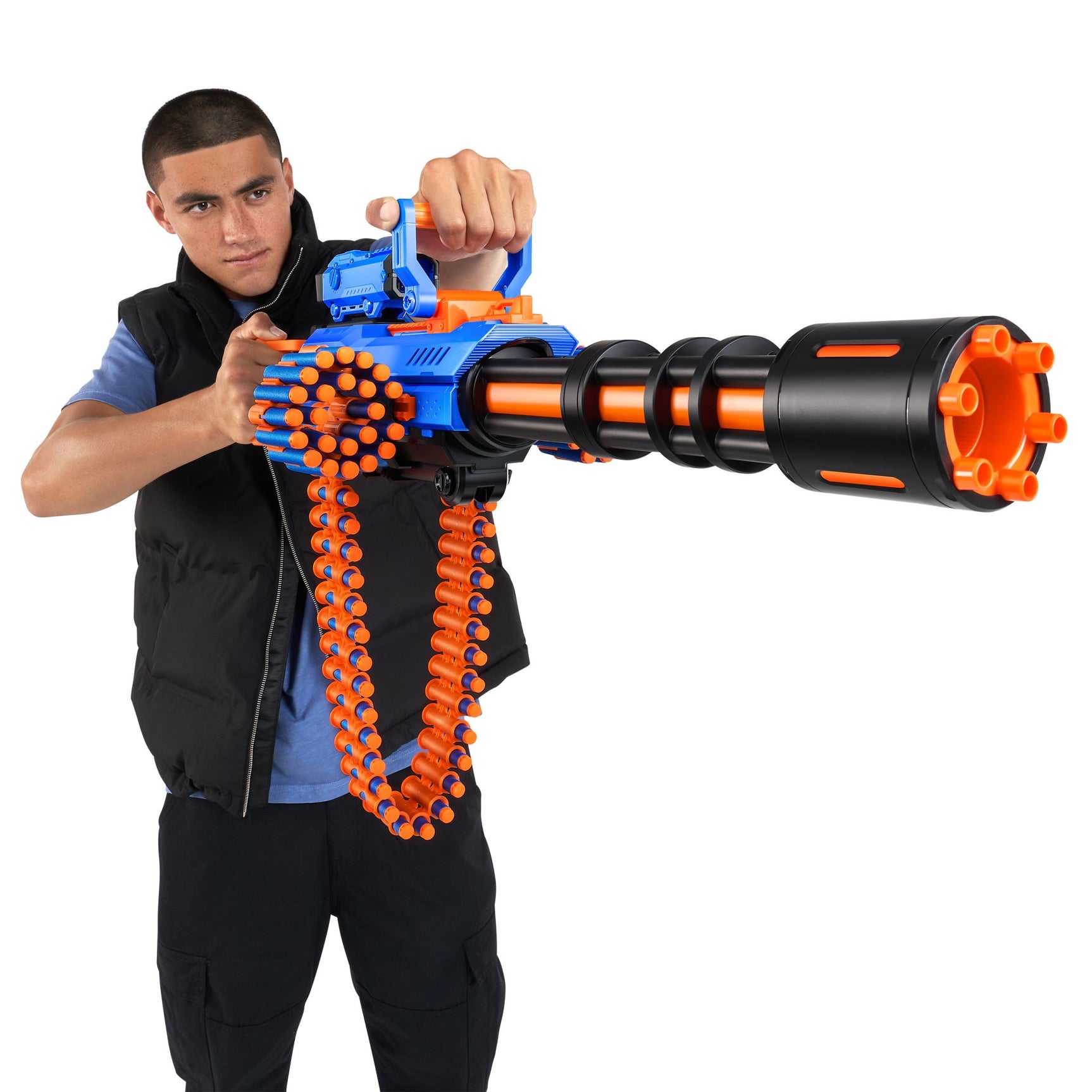 ZURU XSHOT-INSANITY S1 Motorized Rage Fire Gatlin Gun 72 Darts