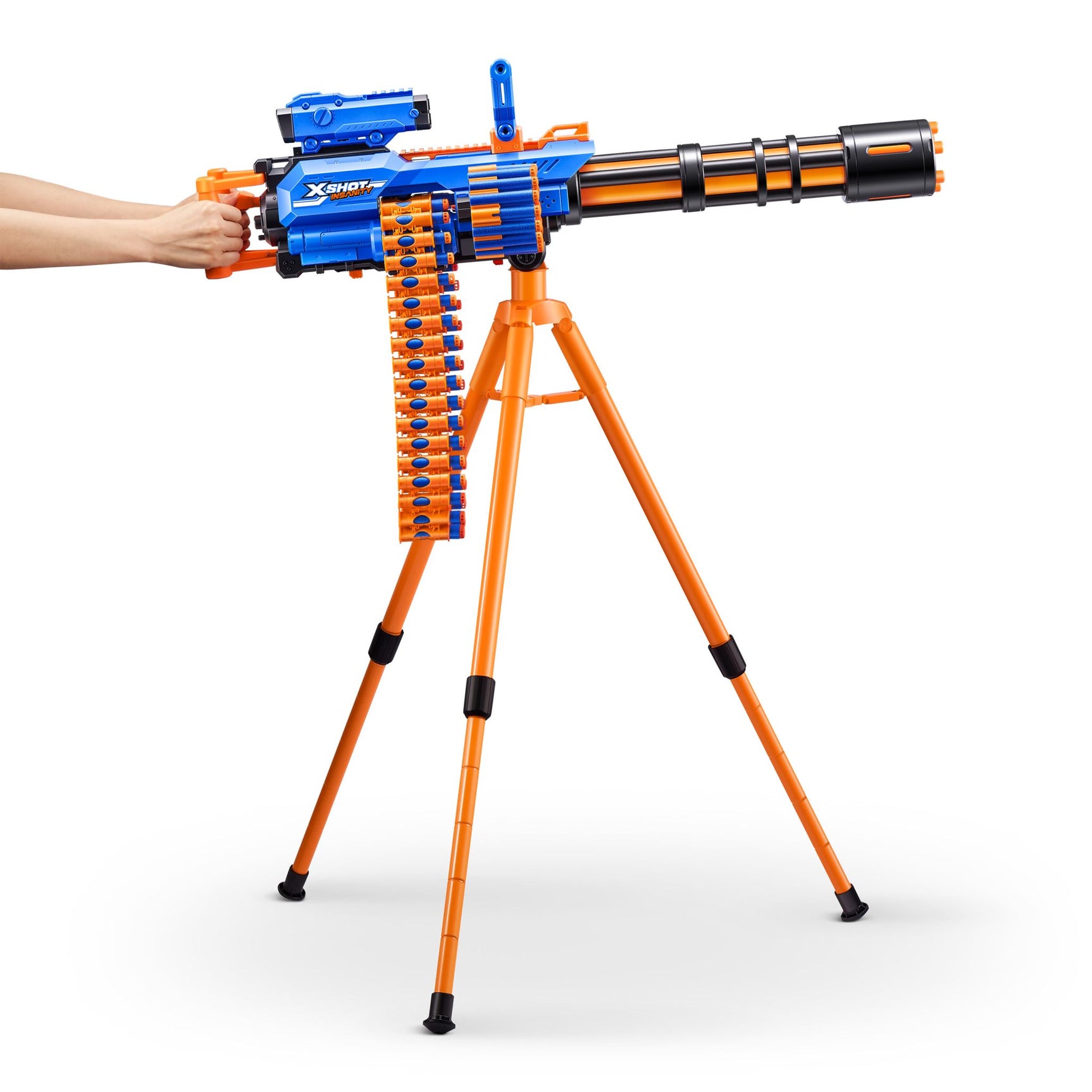 ZURU XSHOT-INSANITY S1 Motorized Rage Fire Gatlin Gun 72 Darts