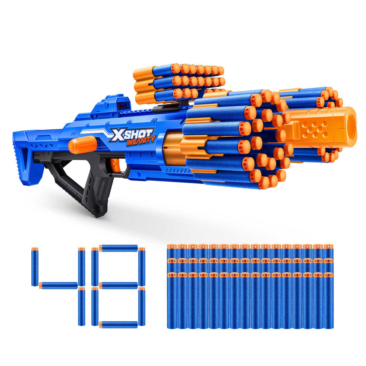 ZURU X-Shot Insanity S1 Berzerko 8-Shot (48 Darts)