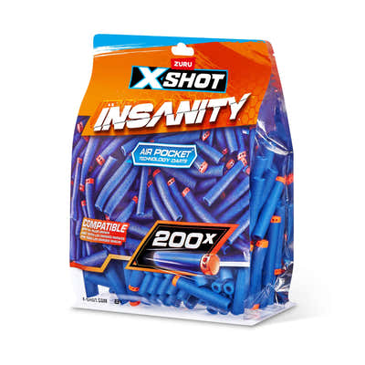 ZURU X-Shot Insanity Refill Darts (200-Pack)