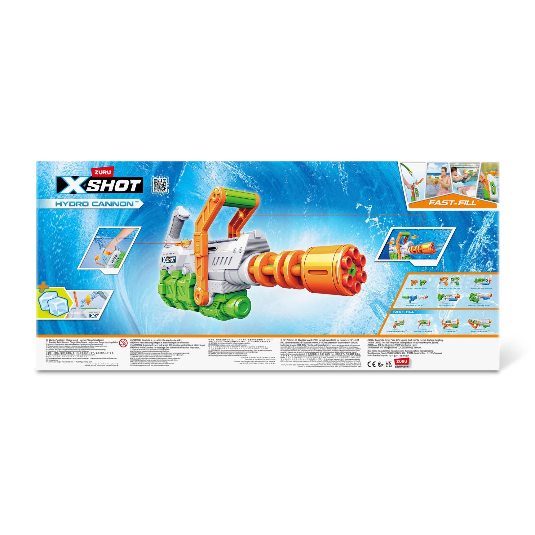 ZURU XSHOT WATER-FAST FILL Hydro Cannon