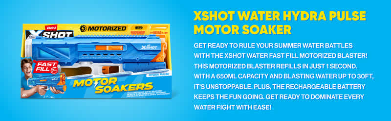 ZURU X-Shot Water Fast-Fill S1 Small Motor Soaker