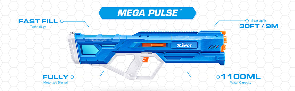 ZURU XSHOT WATER FAST FILL S1 MEDIUM MOTOR SOAKER
