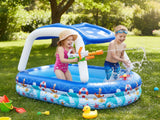 Bestway Family Pool with Canopy 54370 + ZURU X-Shot Fast Fill Hydro Cannon