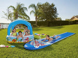 Bestway  Shaded Play Pool + ZURU Shark Slide with 3-Pack Bunch O Balloons