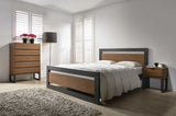 Alexis King Bed Frame -Walnut