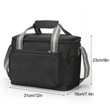 DS BS 14L Large Capacity Insulated Cooler Leakproof Tote Bag-Grey