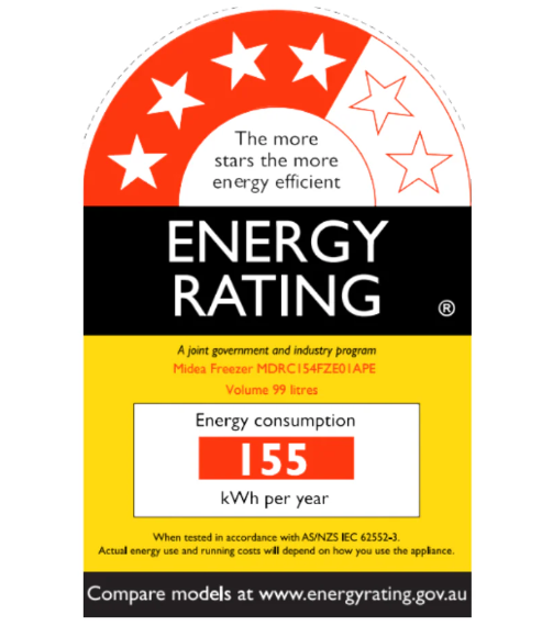 T Midea Inverter 99L Chest Freezer-White Color