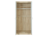 Bardalona 2-Door Wardrobe White