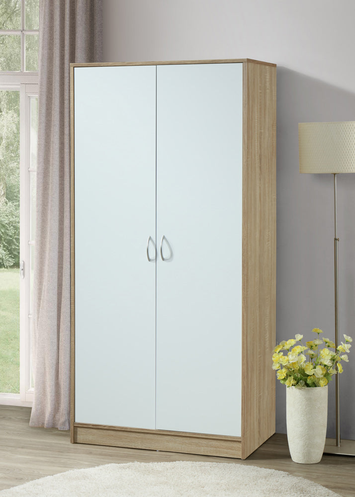 Bardalona 2-Door Wardrobe White