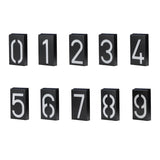 DS BS LED Outdoor Solar House Number Light Sign 8