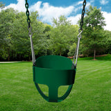 DS BS Full Bucket Toddler Swing with Coated Chains