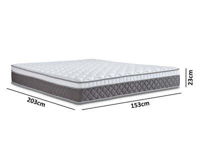 Neron Queen Bed with Mem23 Mattress