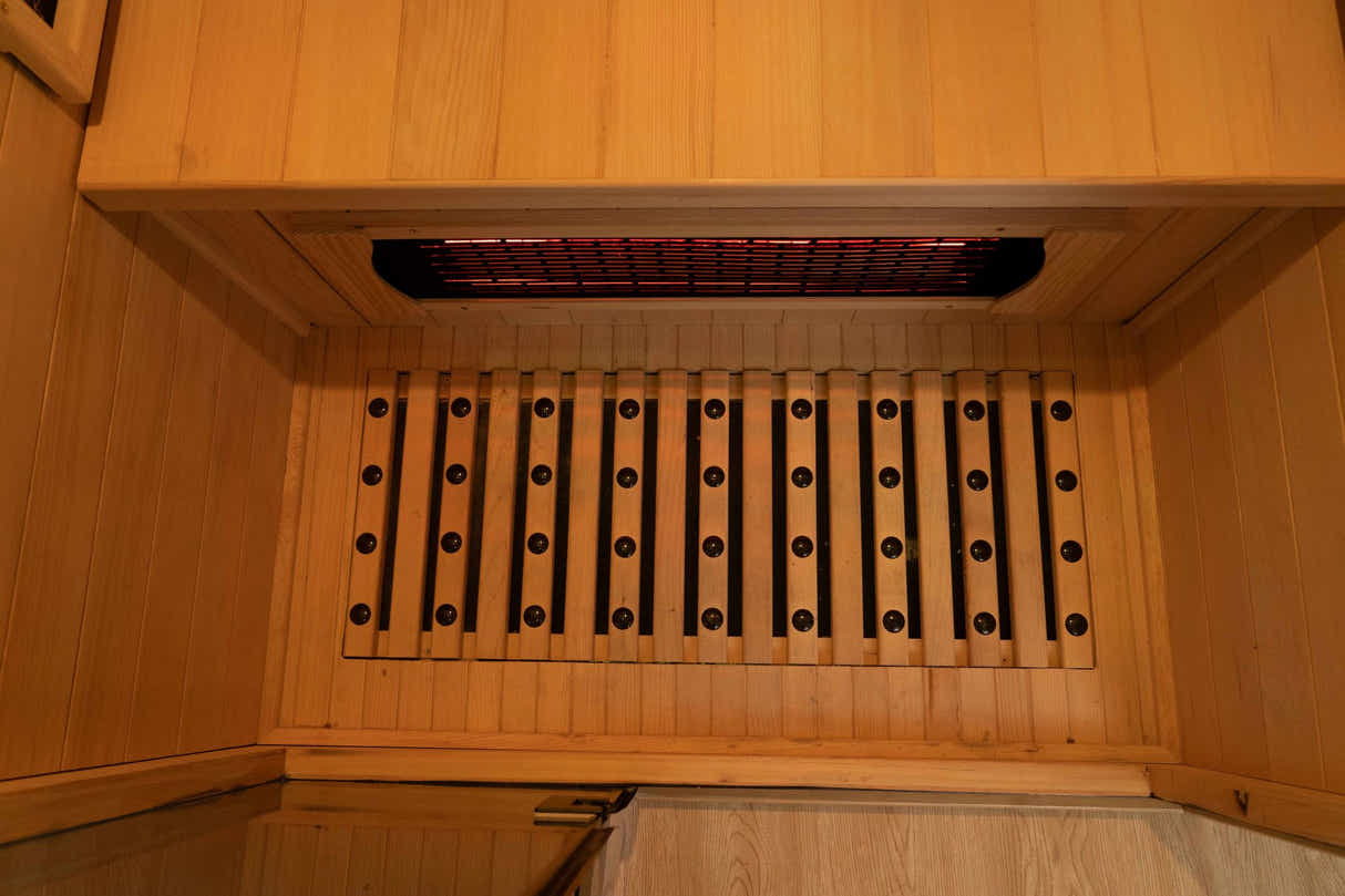 PORVOO 2 Person Low EMF + Red Tube Full spectrum Sauna