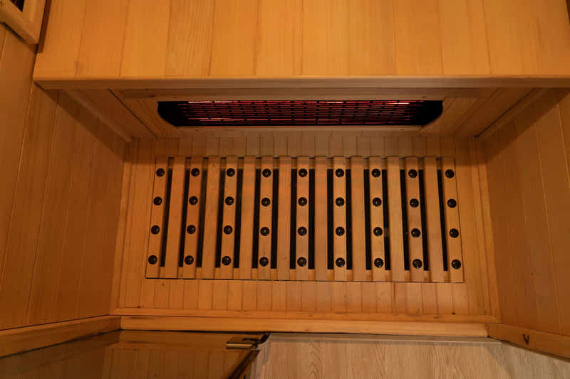 PORVOO 2 Person Low EMF + Red Tube Full spectrum Sauna