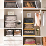 DS BS 105L Closets Foldable Stackable Storage Box