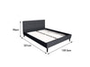Novo Queen Bed with L30 Mattress