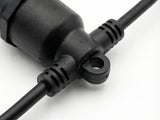 Fixed Socket Festoon Lights with ST64 LED Bulbs - 22 m