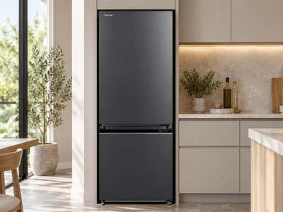 Toshiba 325 L Bottom Mount Fridge Freezer