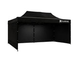 DS Xclusive Gazebo with Carry Bag 3m x 6m - Black