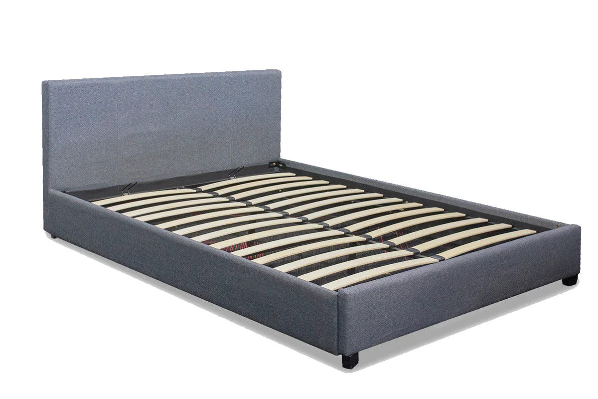 Bass Storage Bed with Euro Top L30 Mattress Combo - Queen