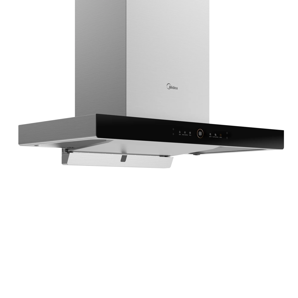 T Midea 90cm T-Shape Rangehood -Steam Wash 90M80