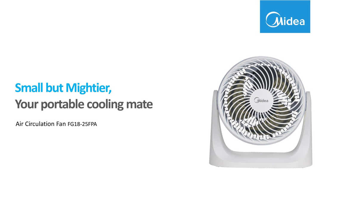 Mideas 7 inch table Circulation Fan
