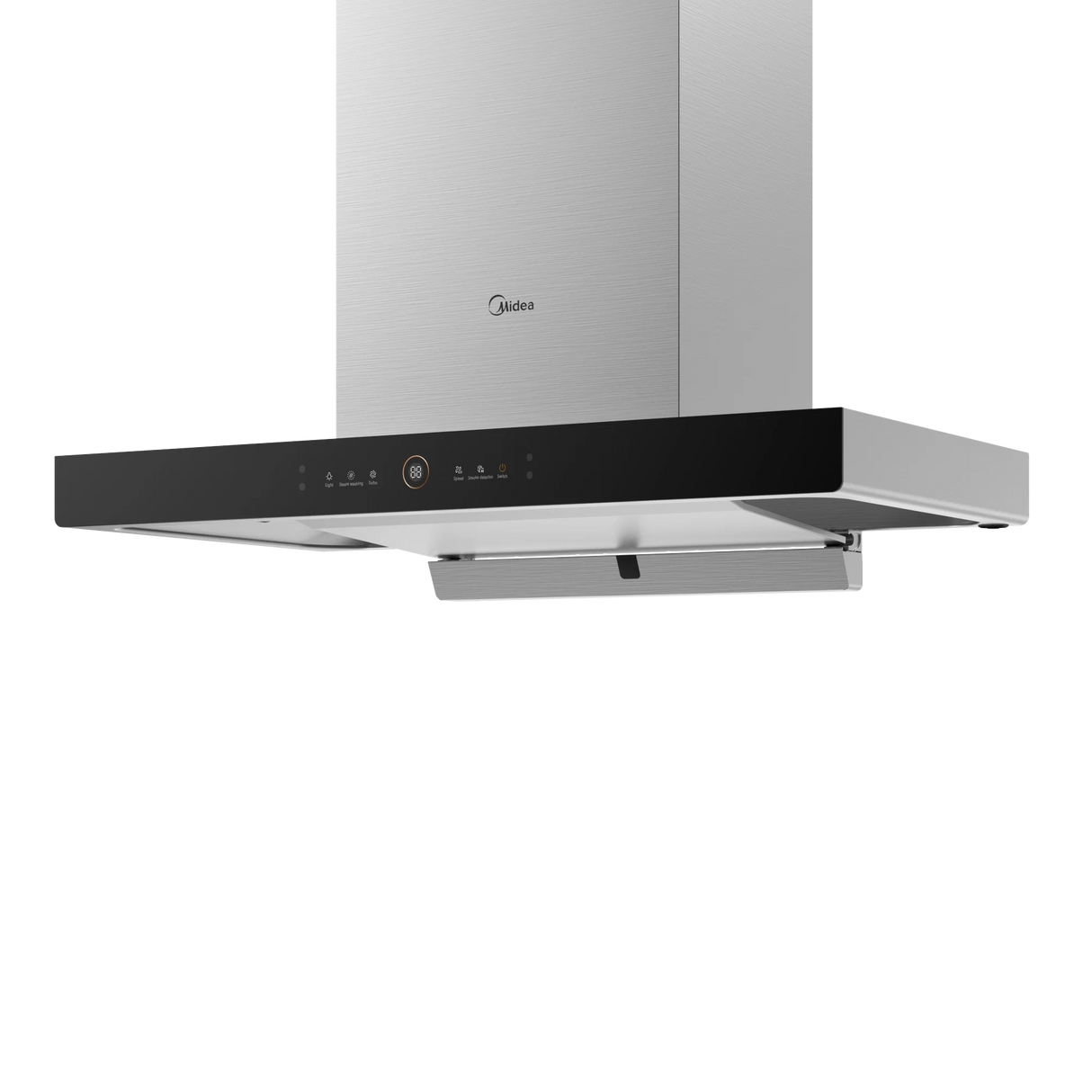 T Midea 90cm T-Shape Rangehood -Steam Wash 90M80