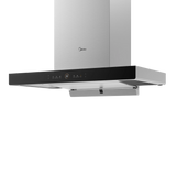 T Midea 90cm T-Shape Rangehood -Steam Wash 90M80