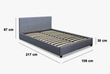 DS Bass Storage Queen Bed with L30 Mattress