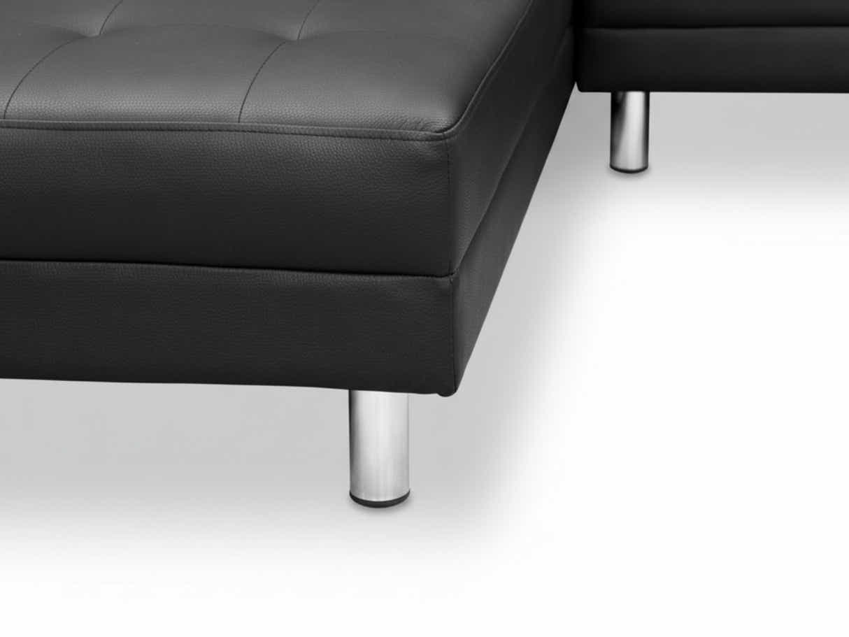 Klika PU Leather Sofa Bed - Black