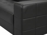 Klika PU Leather Sofa Bed - Black