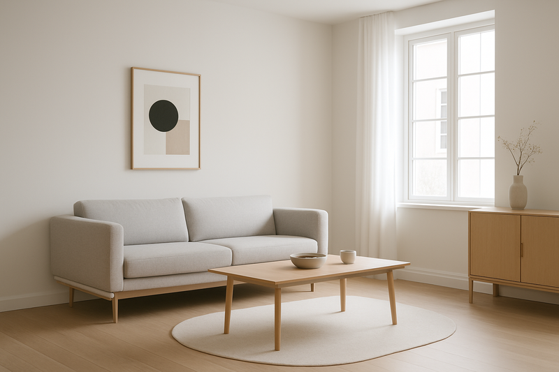 living room minimalistic
