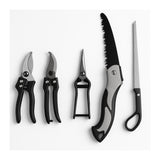 DS BS 5-Piece Gardening Tool Set | Black + Steel Color