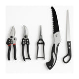 DS BS 5-Piece Gardening Tool Set | Black + Steel Color