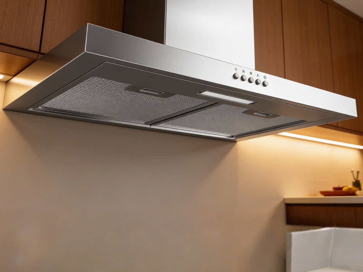 Midea 60 cm T-Shape Rangehood Stainless Steel