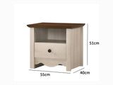 DS Walden Queen bed + Night Stand + 4 Drawer Tallboy