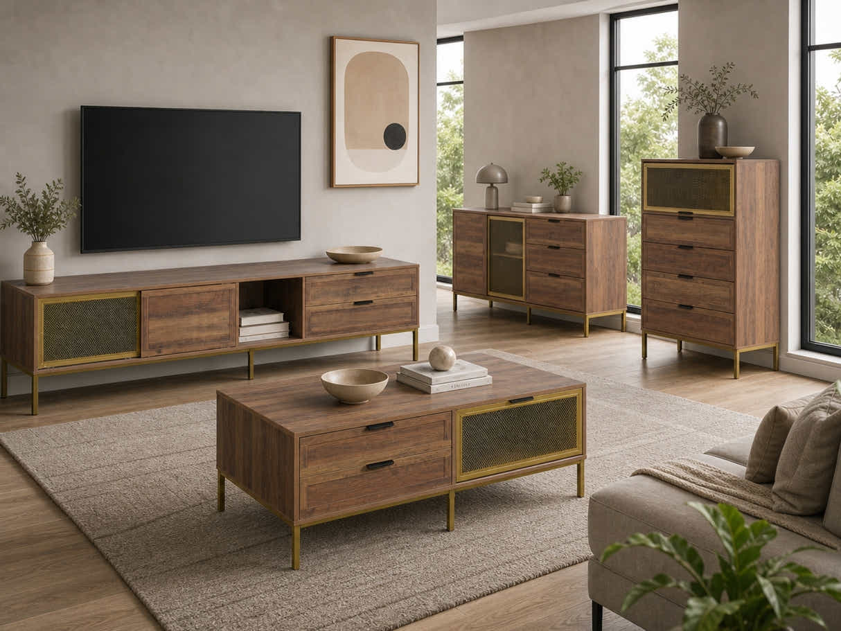 Olveston Living Room Combo – 4 Piece Complete Set